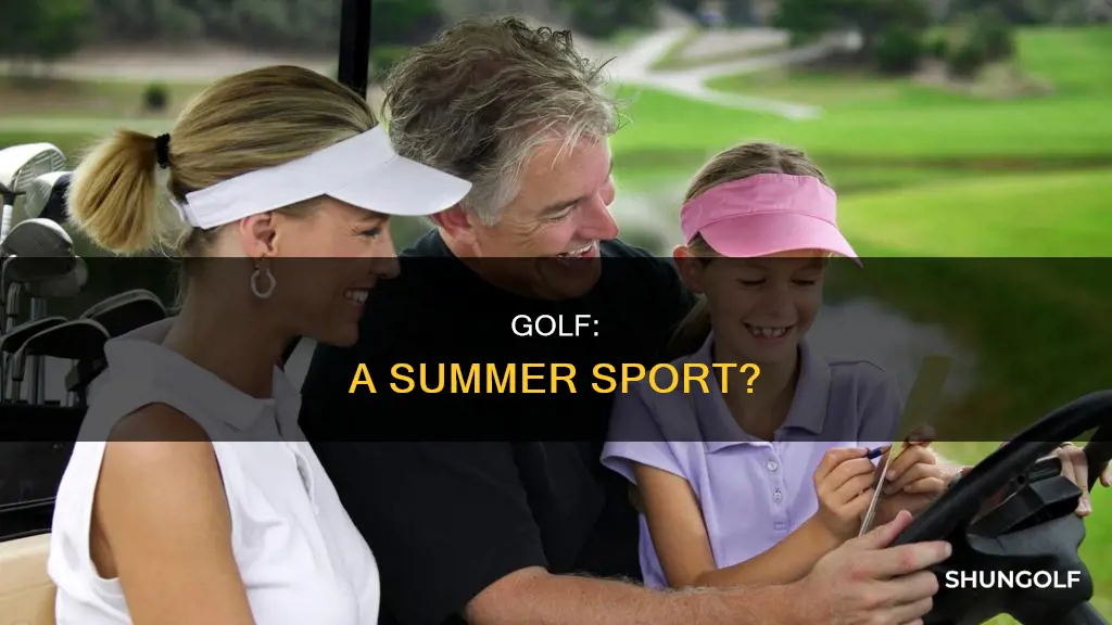 is golf a summer sport
