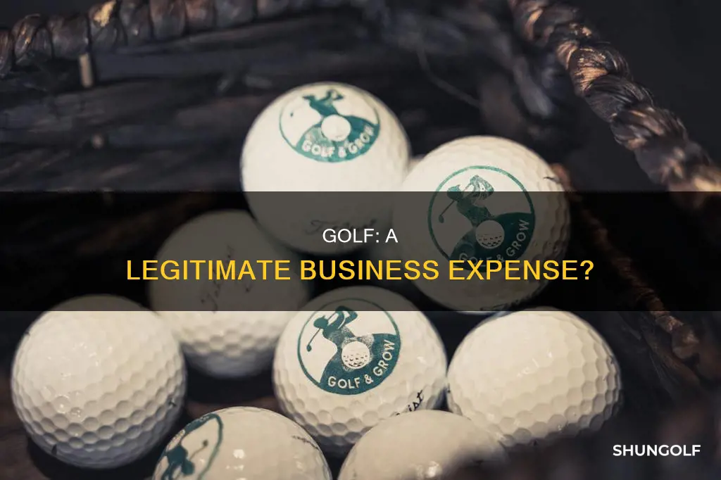 is golf a valid business expense