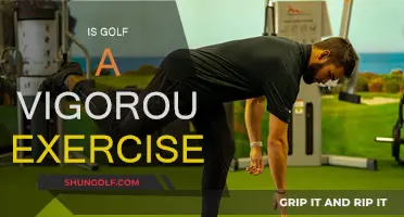 Golf: A Vigorous Exercise or Not?