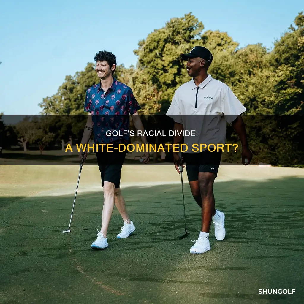 is golf a white people sport