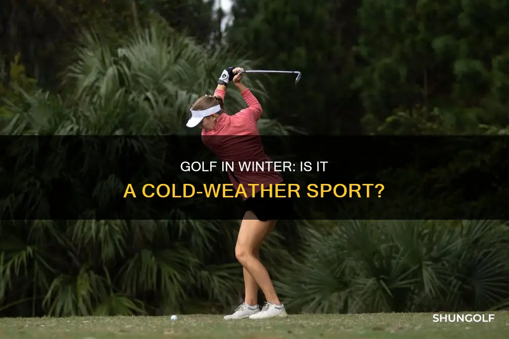 is golf a winter sport