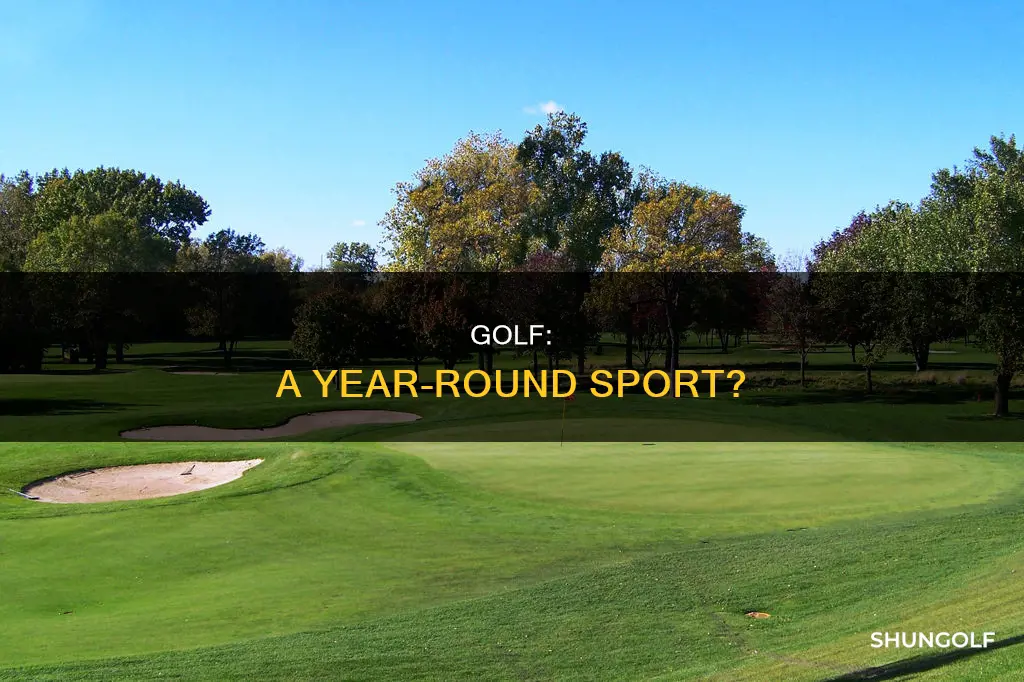 is golf a year round sport