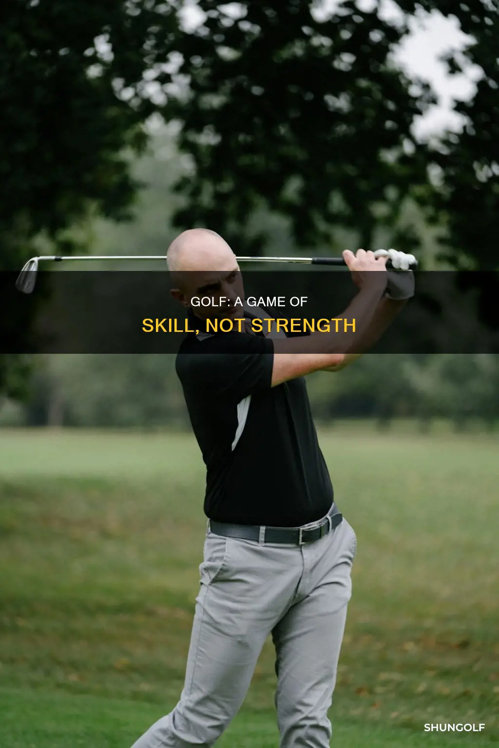 is golf about strength