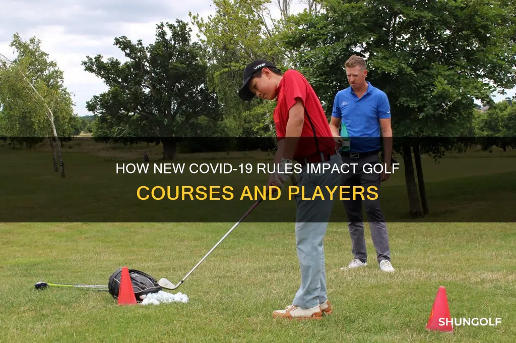 is golf affected by new covid rules