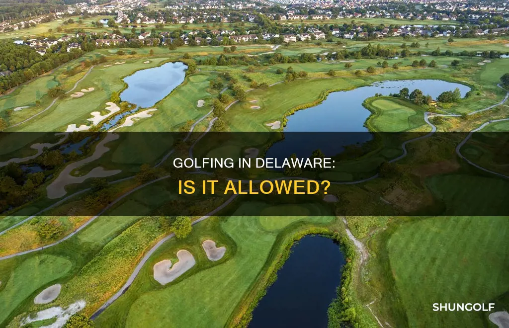 is golf allowed in delaware