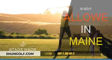 Golfing in Maine: Is It Allowed?