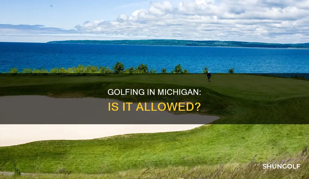 is golf allowed in michigan