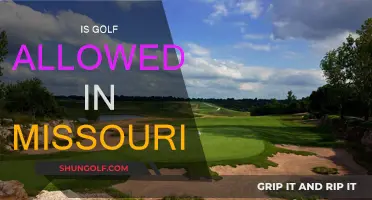 Golfing in Missouri: Is It Allowed?