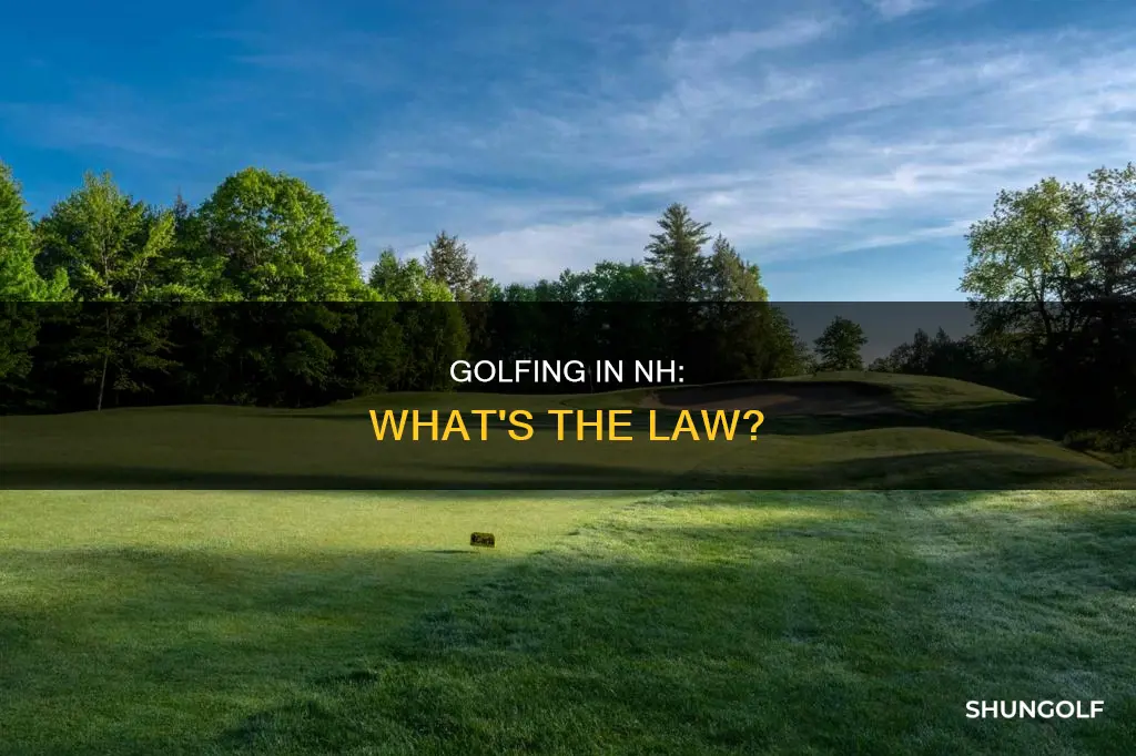 is golf allowed in nh