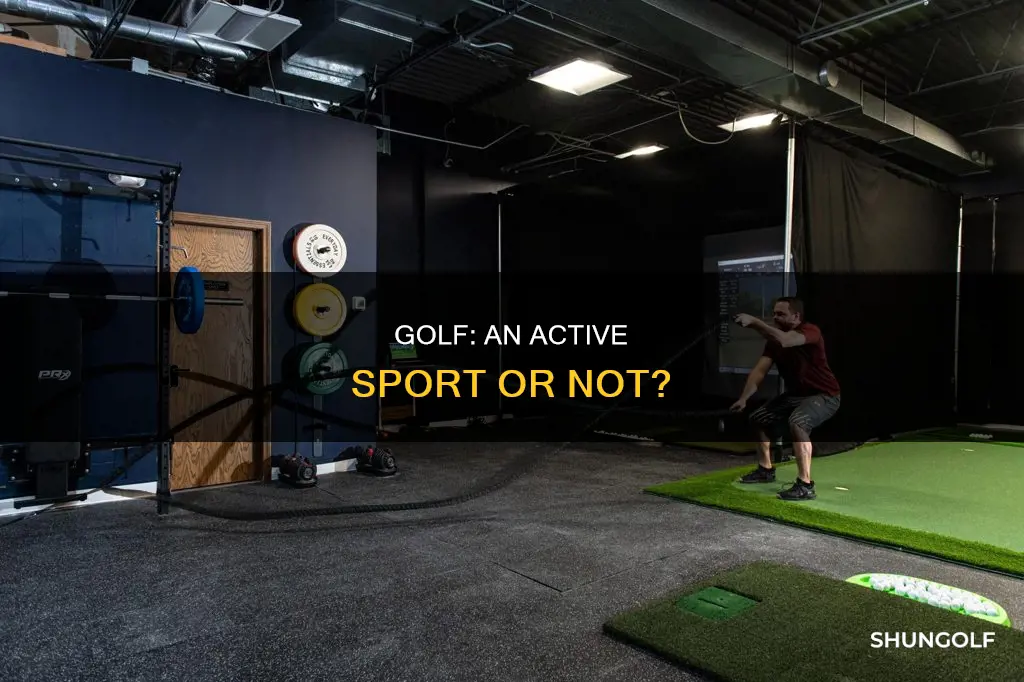is golf an active sport