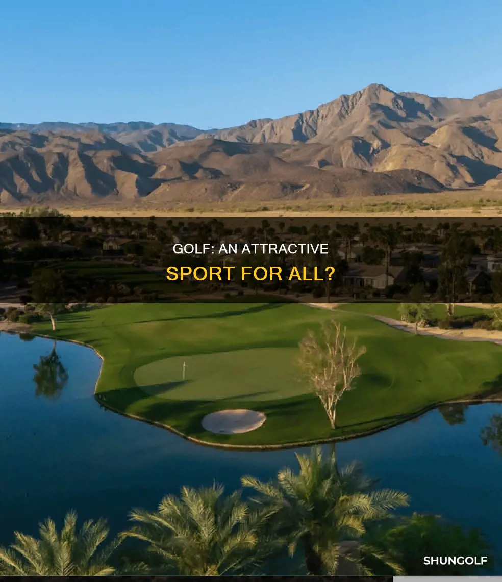 is golf an attractive sport
