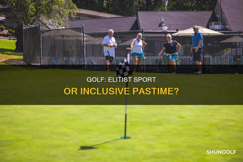 is golf an elitist sport