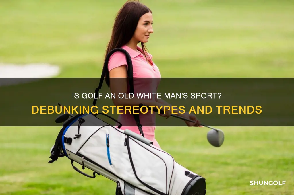 is golf an old white man sport