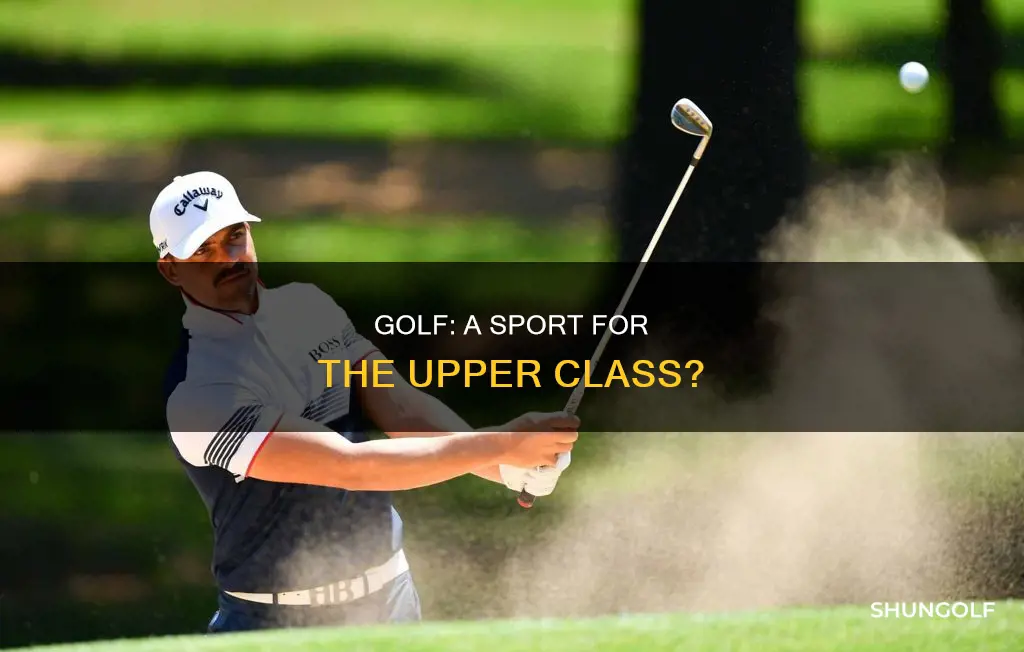 is golf an upper class sport