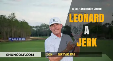 Is Justin Leonard a Jerk? Uncovering the Golf Announcer's Reputation