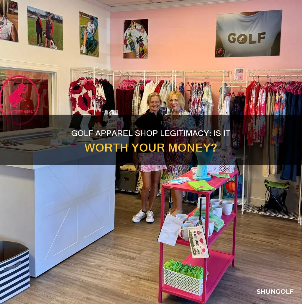 is golf apparel shop legit