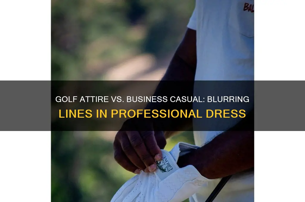 is golf attire a business casual attire