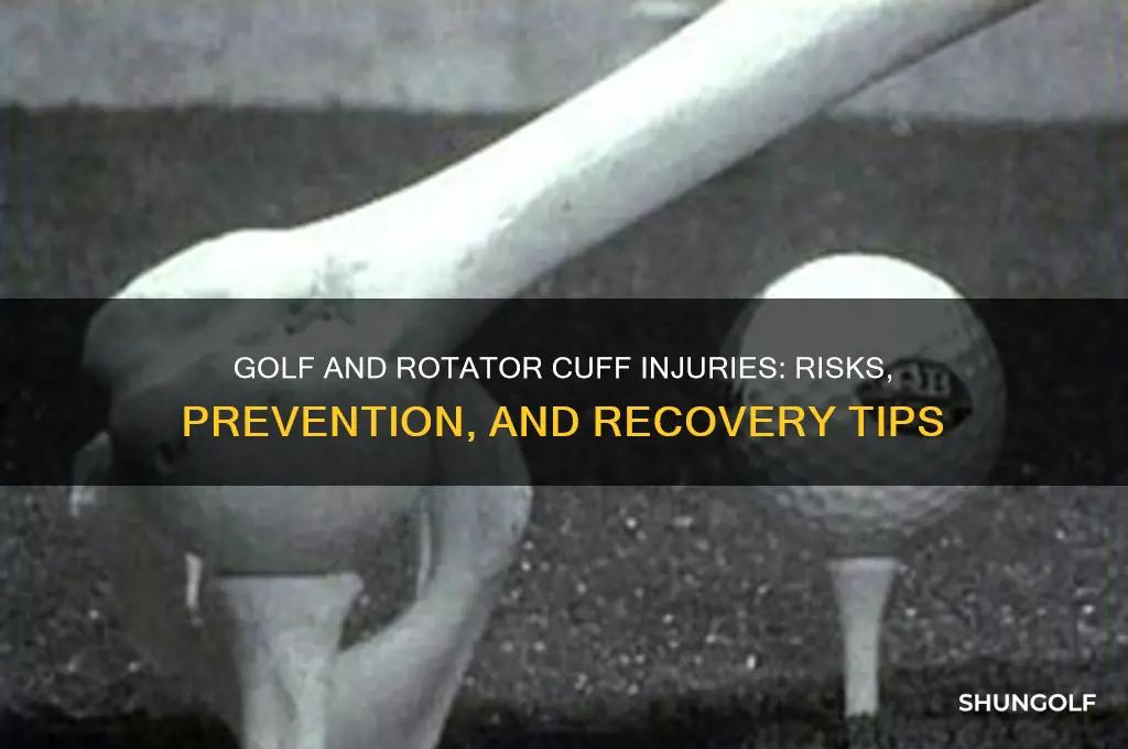 is golf bad for a rotator cuff injury
