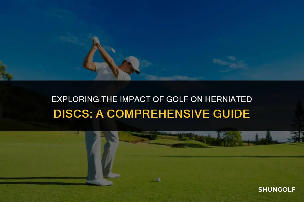 is golf bad for herniated disc