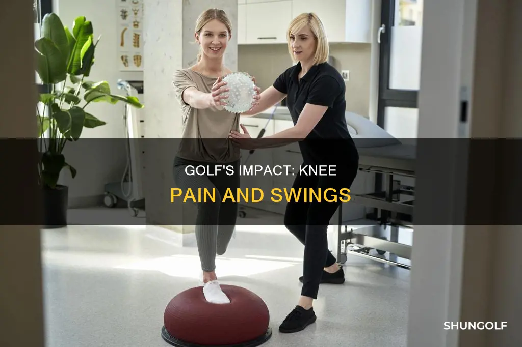 is golf bad for knees
