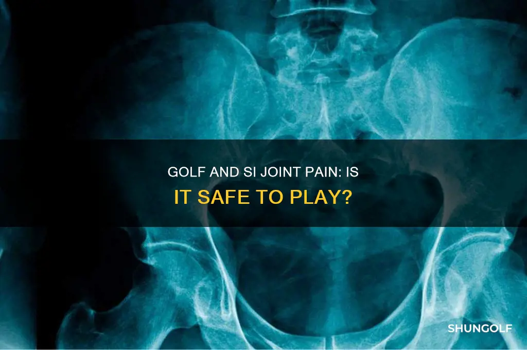 is golf bad for si joint pain