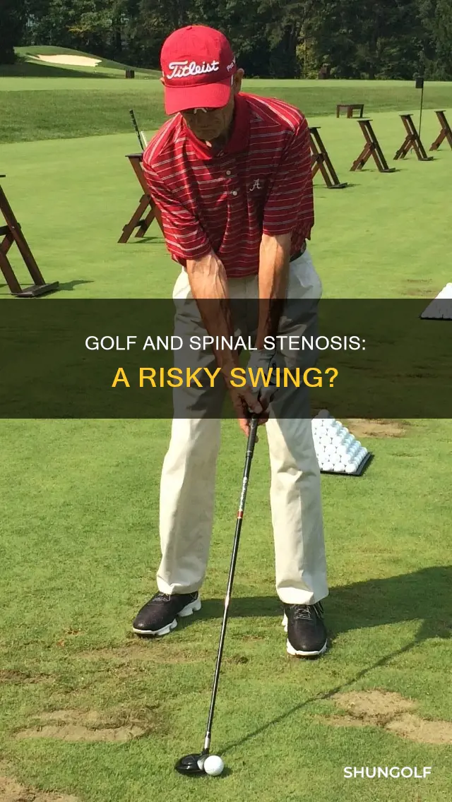 is golf bad for spinal stenosis