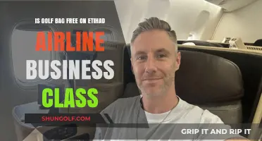 Etihad Airways Business Class Perks: Complimentary Golf Bag Allowance?