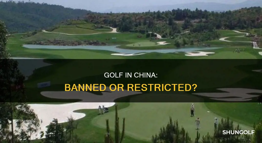 is golf banned in china