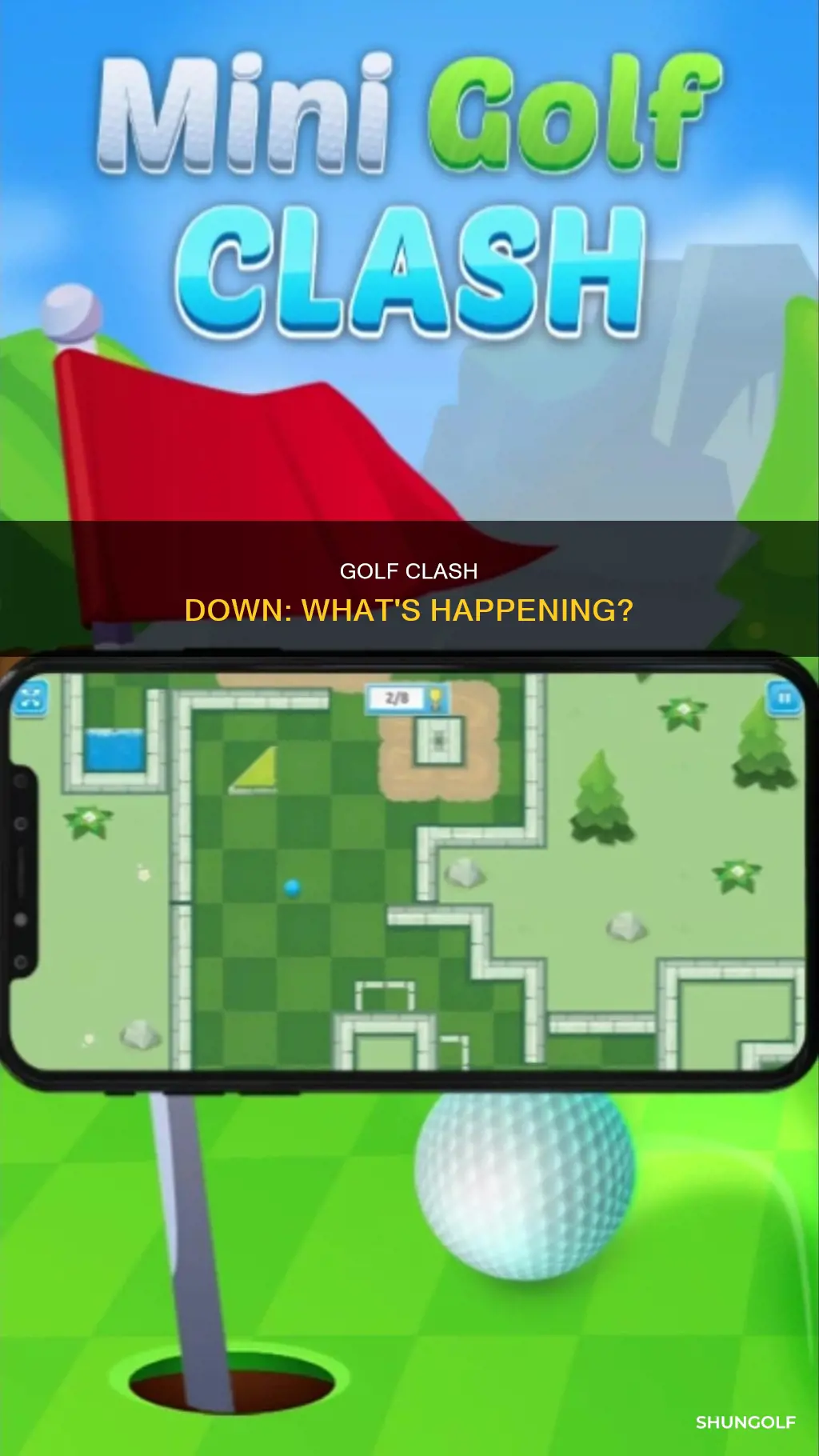 is golf clash down