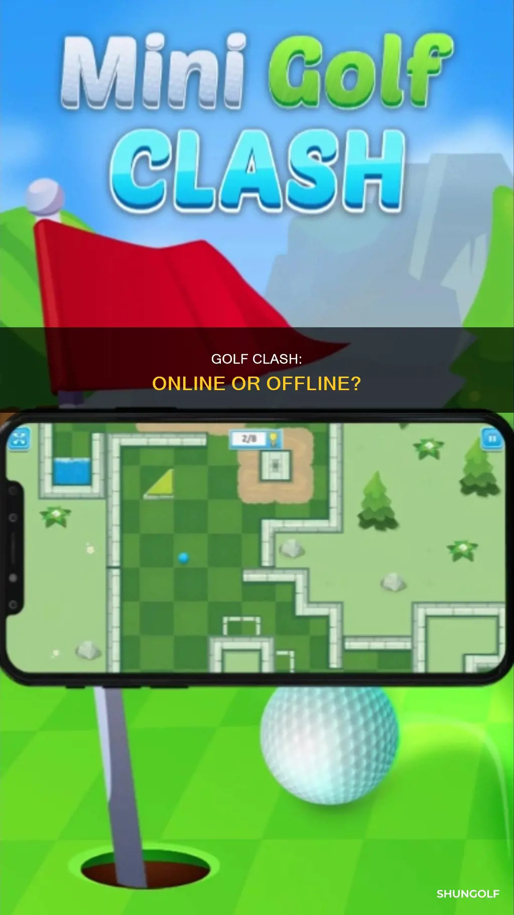 is golf clash offline