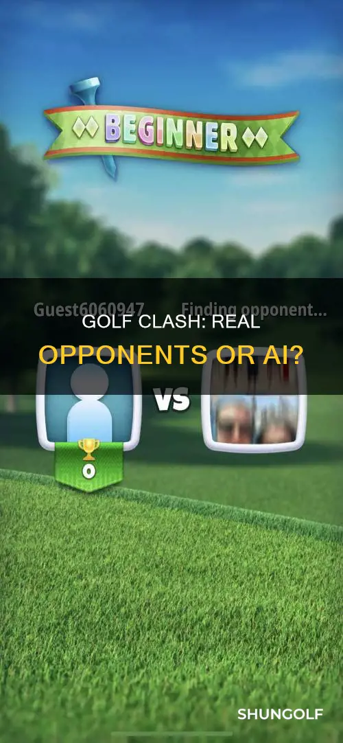 is golf clash real opponents