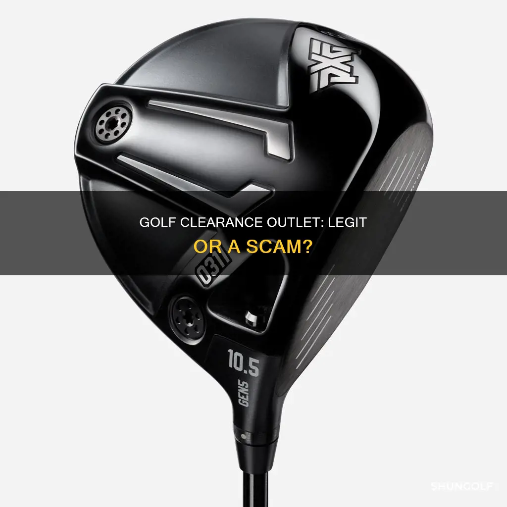 is golf clearance outlet legit