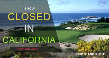 Golf Courses in California: Open or Closed?
