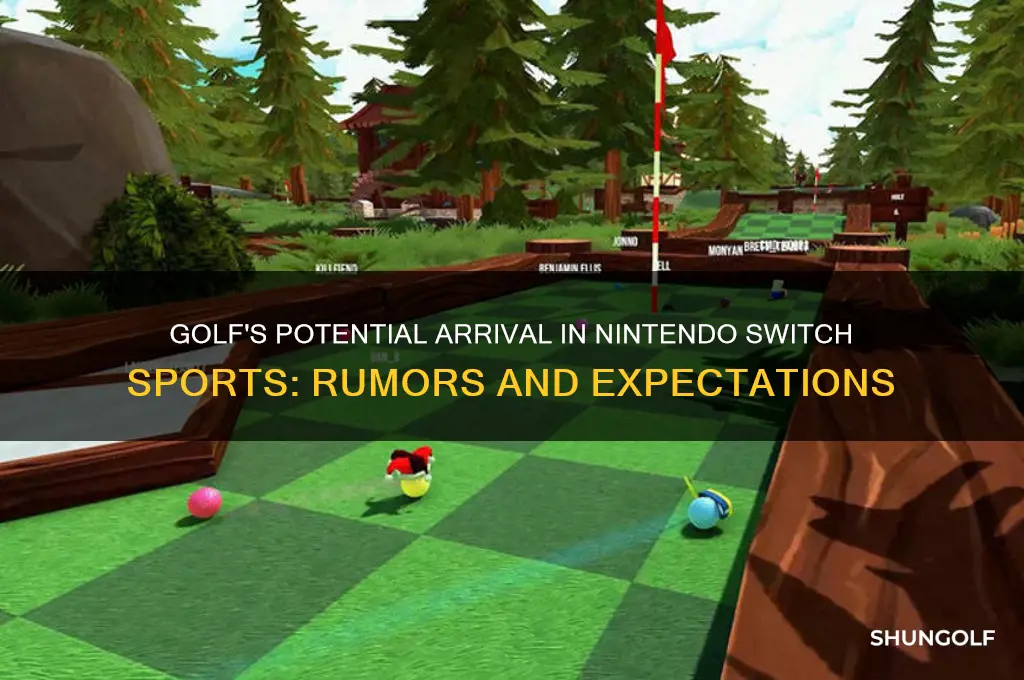 is golf coming to nintendo switch sports
