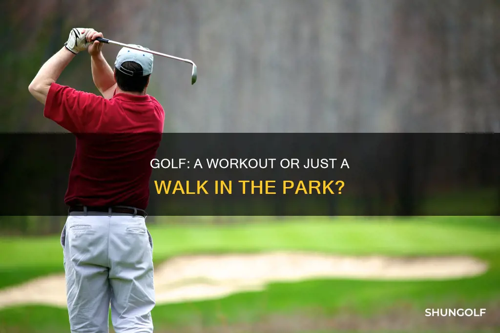 is golf considered a workout