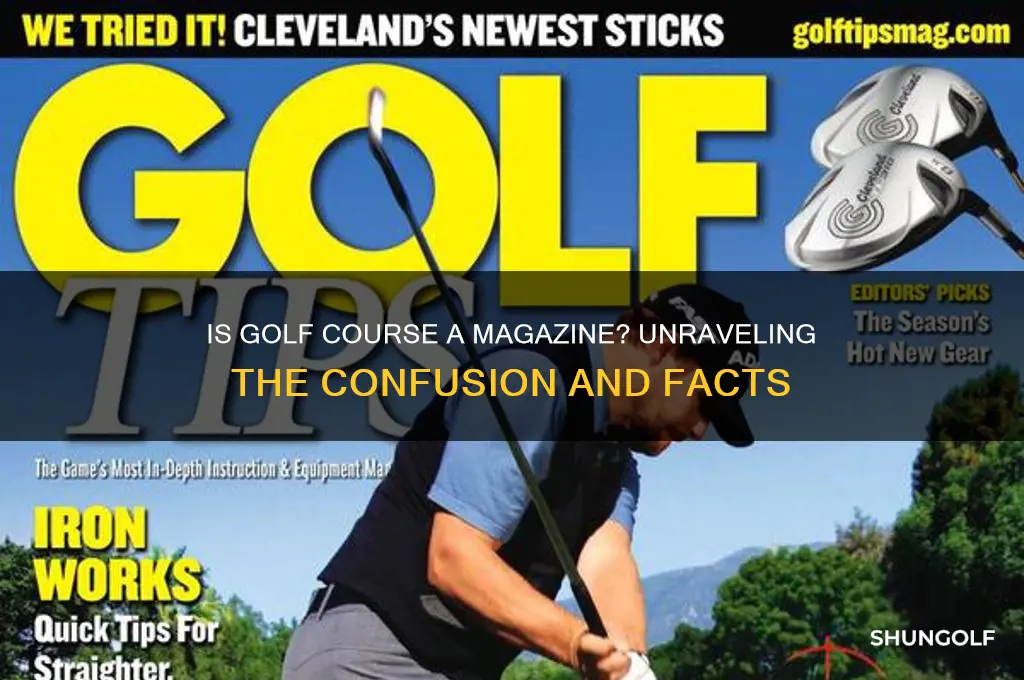 is golf course a magazine