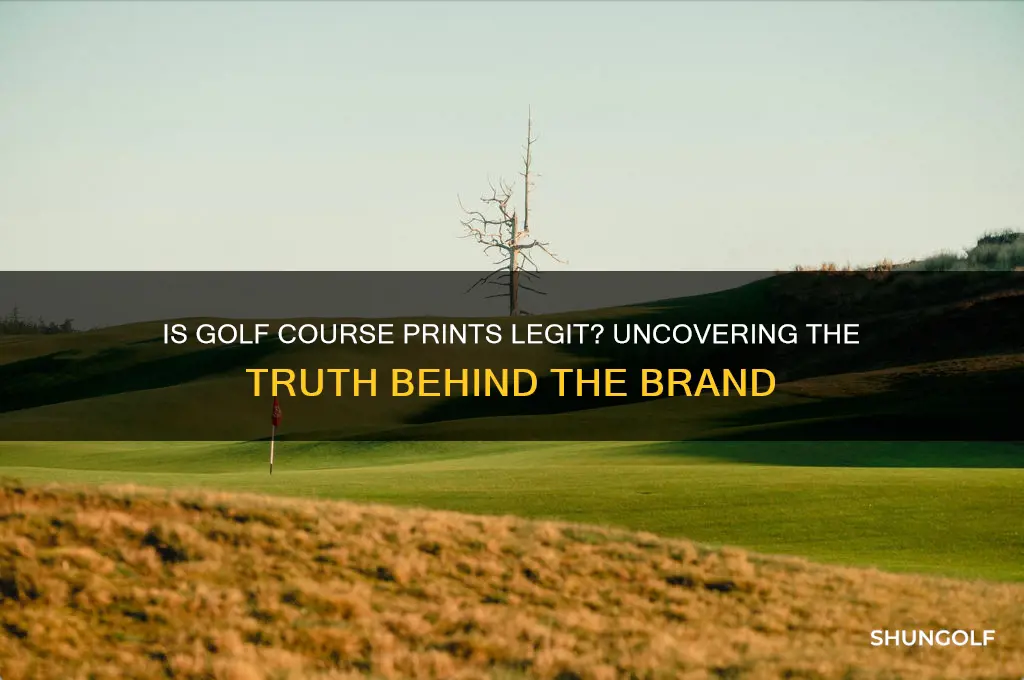 is golf course prints legit