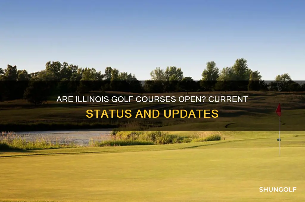 is golf courses open in illinois