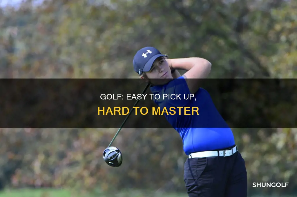 is golf difficult to learn