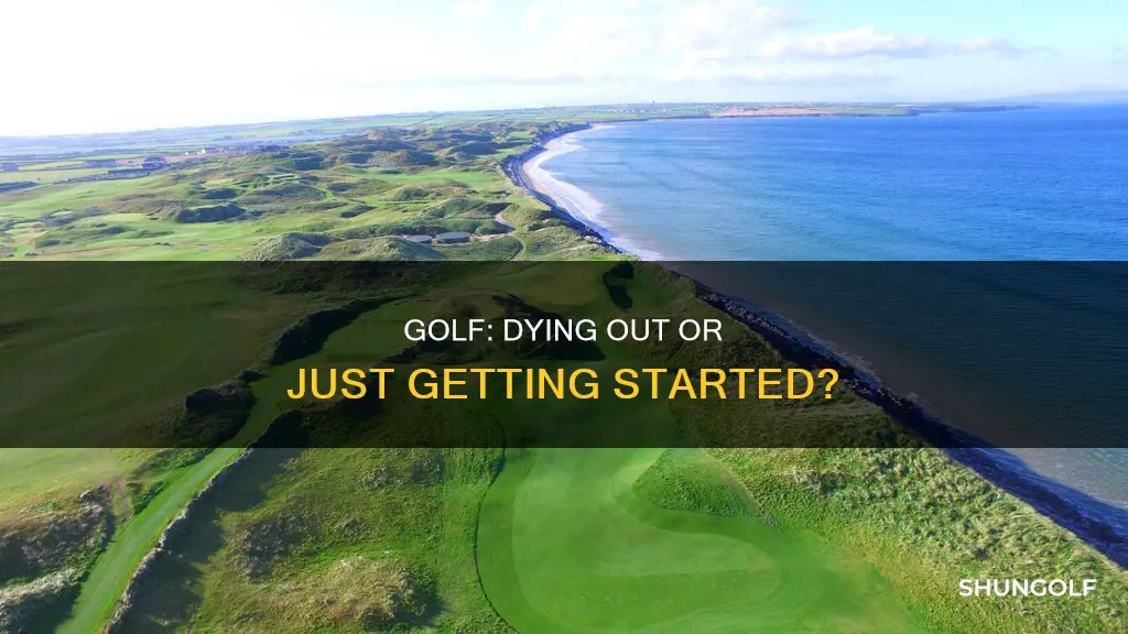 is golf dying out