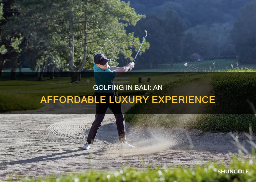 is golf expensive in bali