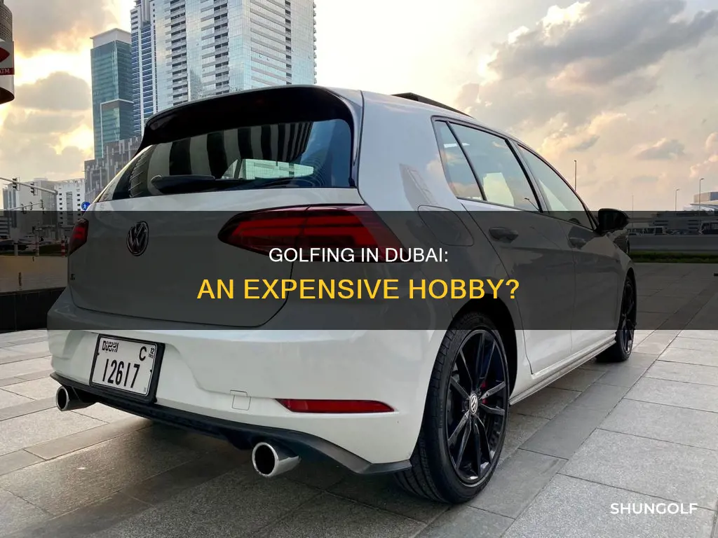 is golf expensive in dubai