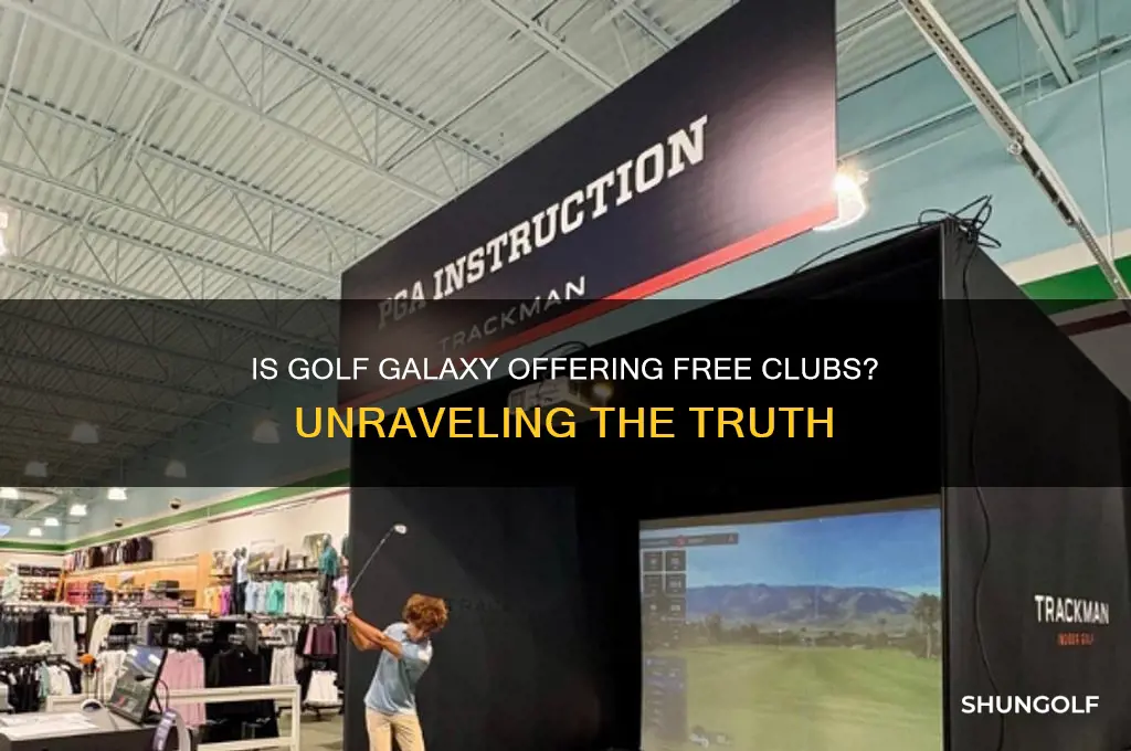 is golf galaxy giving away free clubs