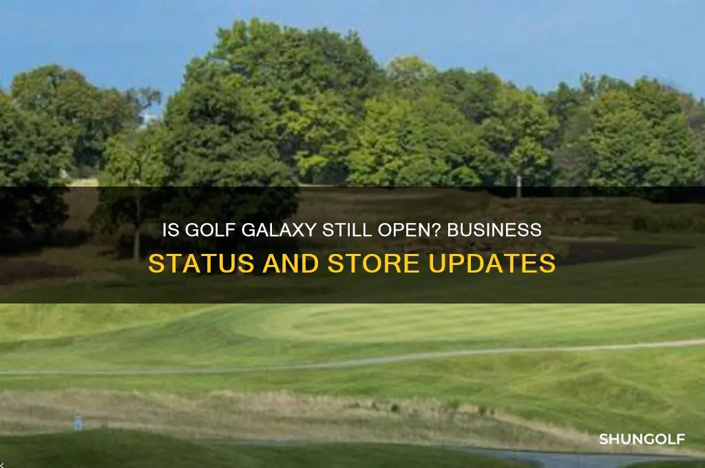 is golf galaxy open for business