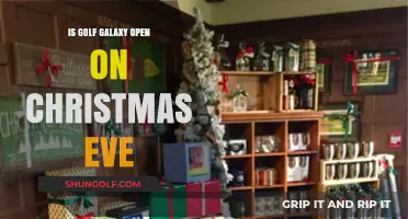 Is Golf Galaxy Open on Christmas Eve? Holiday Shopping Hours Guide