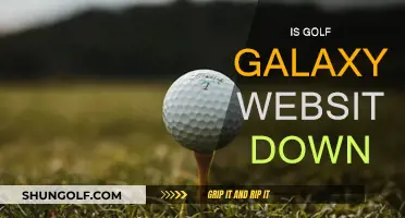 Golf Galaxy Website: What's Happening?