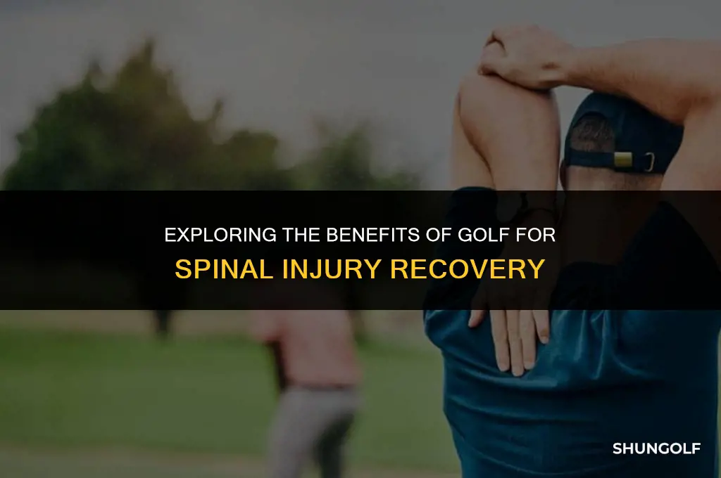 is golf good for spinal injurys