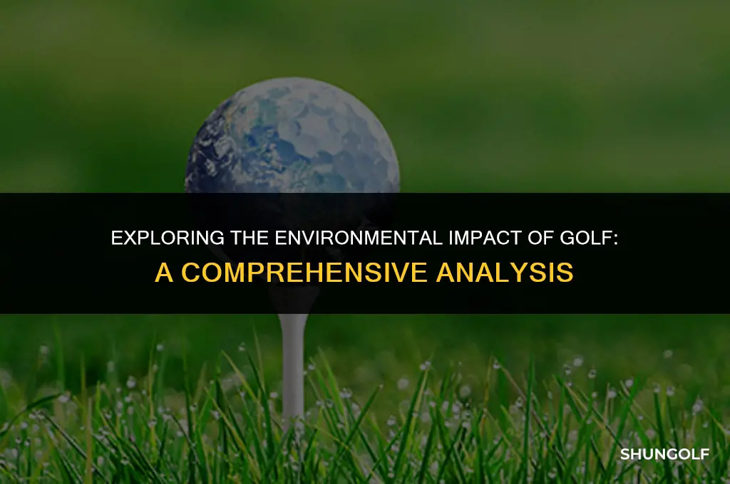 is golf good for the environment