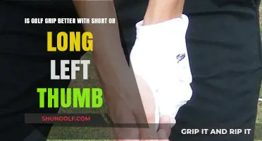 Exploring Golf Grip Techniques: Short vs Long Left Thumb