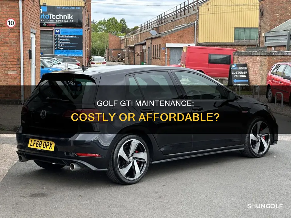 is golf gti expensive to maintain
